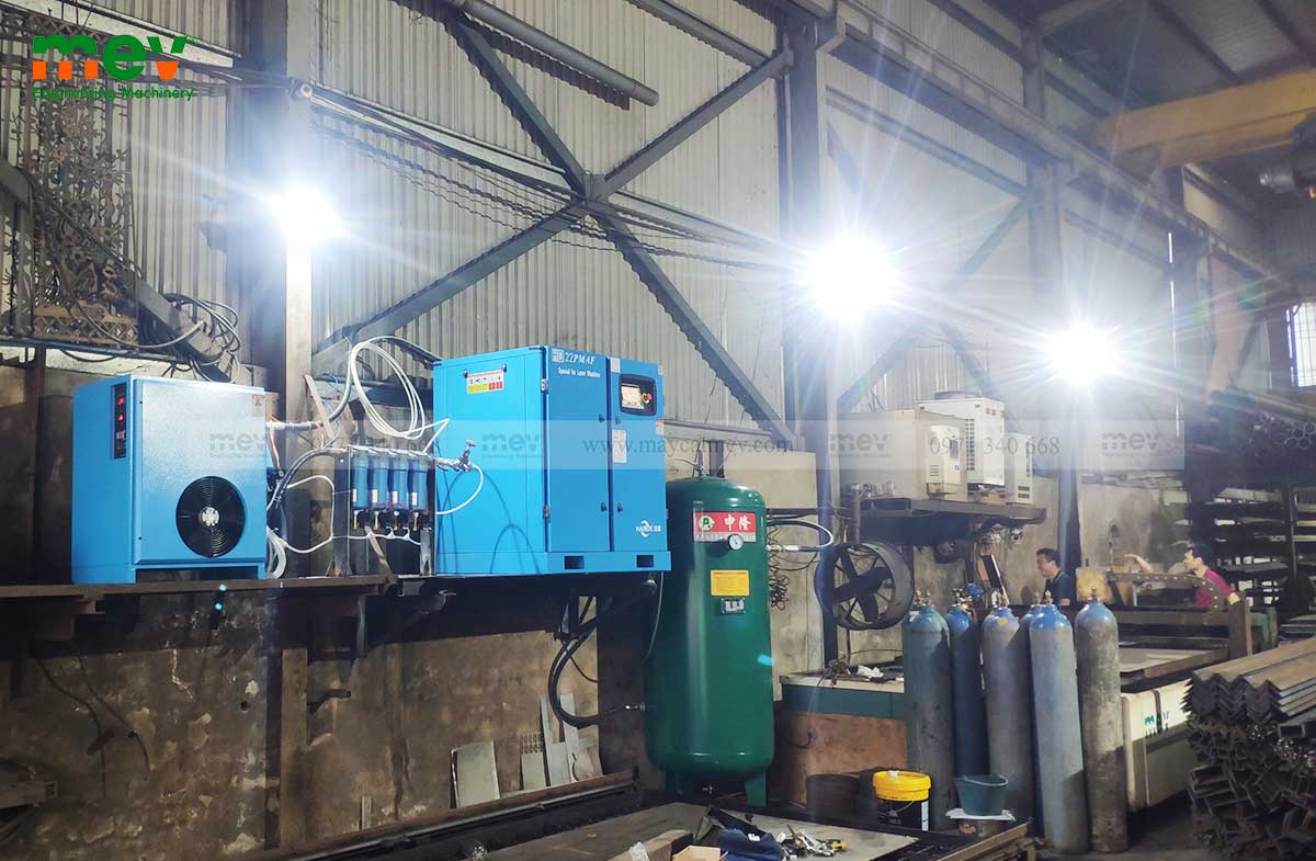 máy nén khí dùng cho máy laser tại Tp Ninh Bình | Giải pháp về khí cho máy cắt laser