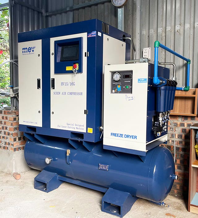 Máy nén khí cao áp HV 15/16G MEV dùng cho máy cắt laser