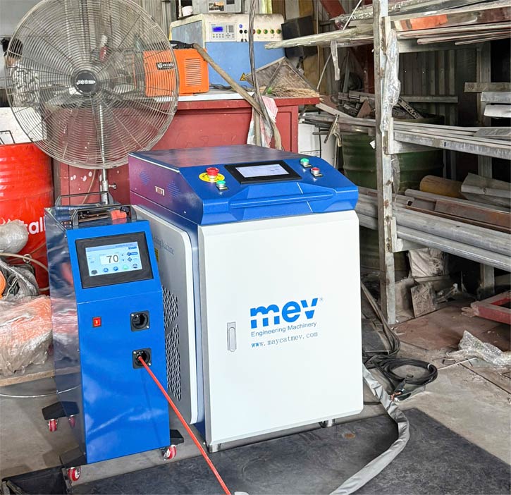 MEV bàn giao máy hàn laser fiber 3000W tại Bắc Giang
