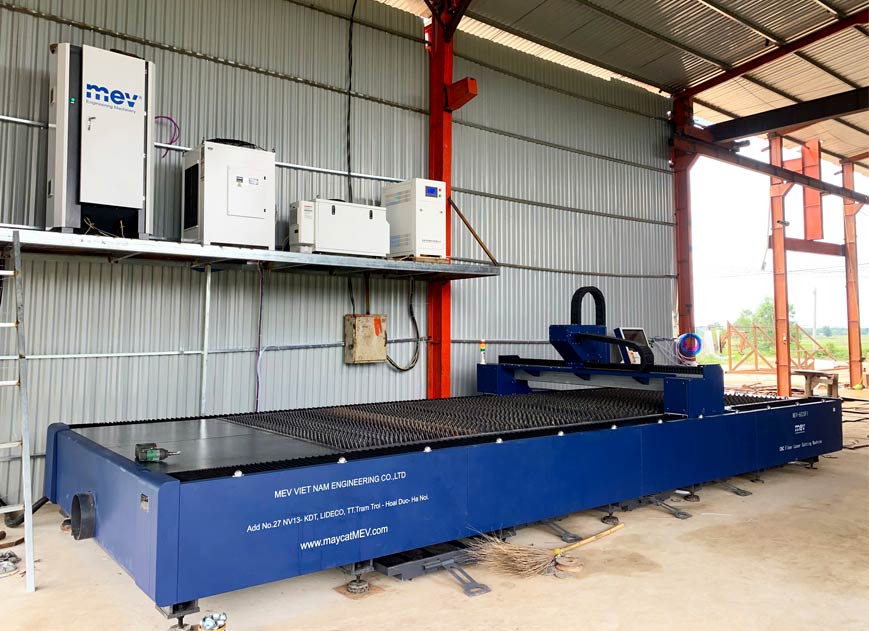 MEV bàn giao máy cắt laser 6020FI tại Đắk Lắk
