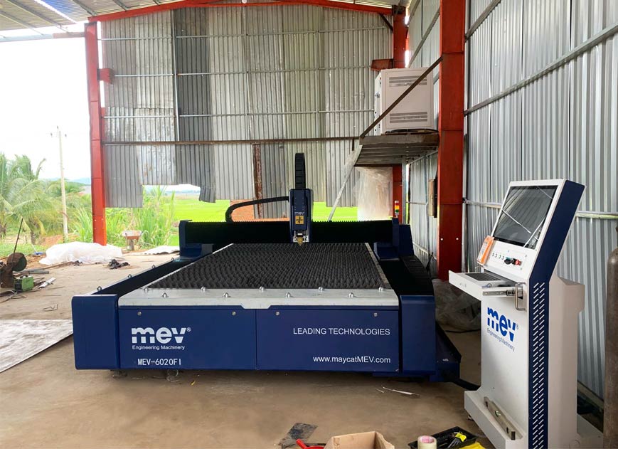 MEV bàn giao máy cắt laser 6020FI tại Đắk Lắk