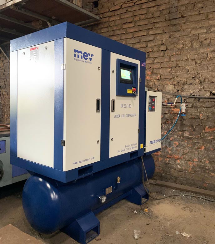 Bàn giao máy nén khí 22kw HV22/16G tại Bắc Ninh