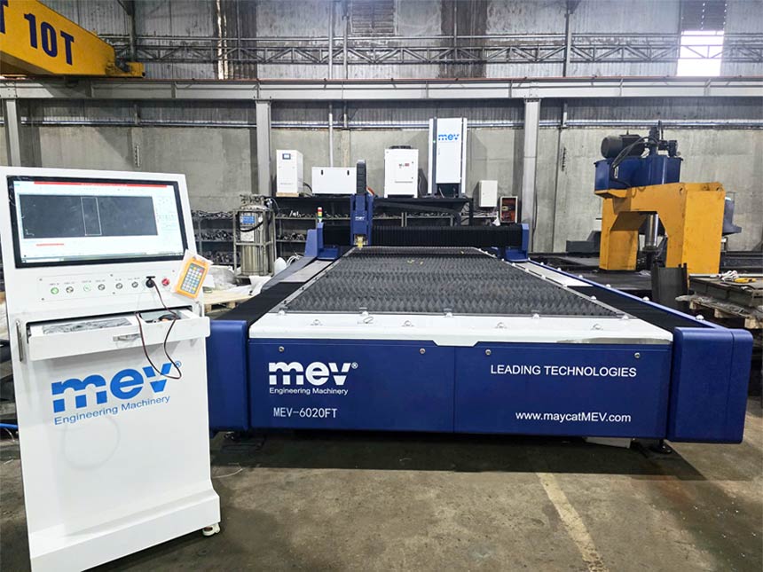 Bàn Giao Máy Cắt Laser 6020FT Công Suất 6kw Tại Đồng Nai