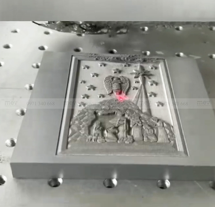 Máy Khắc Laser 3D HM1030 Kim Koại