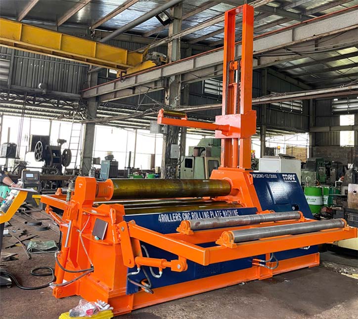 MEV bàn giao máy lốc tôn W12 CNC-12/2000 tại Vĩnh Phúc 