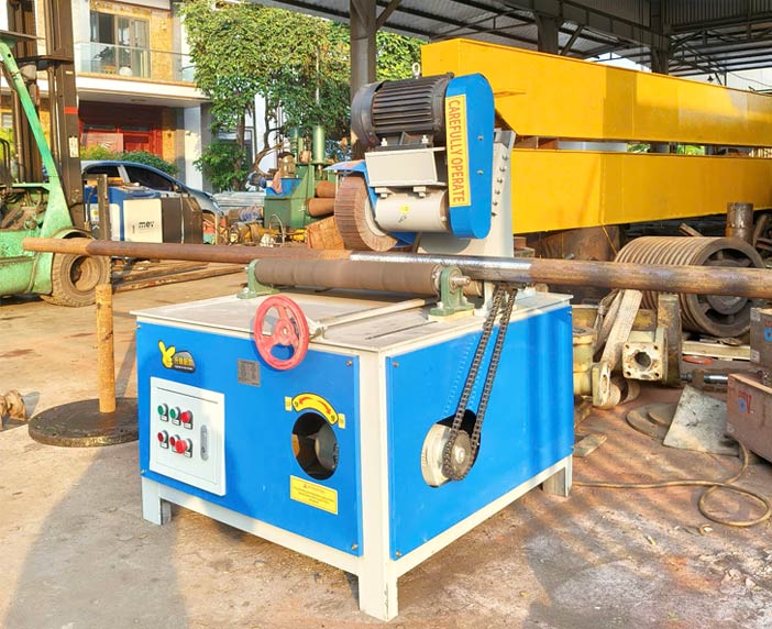 MEV Bàn Giao Máy Đánh Bóng Ống Tròn Tại Vĩnh Phúc