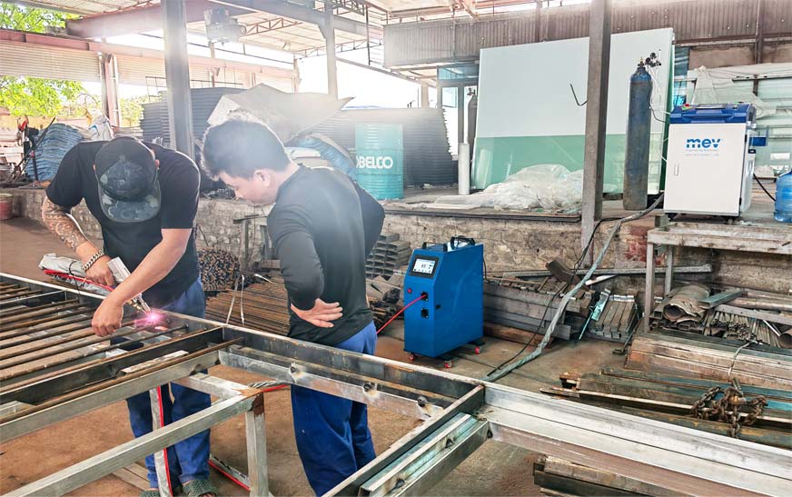 Bàn giao máy hàn 3000W MEV tại Điện Biên