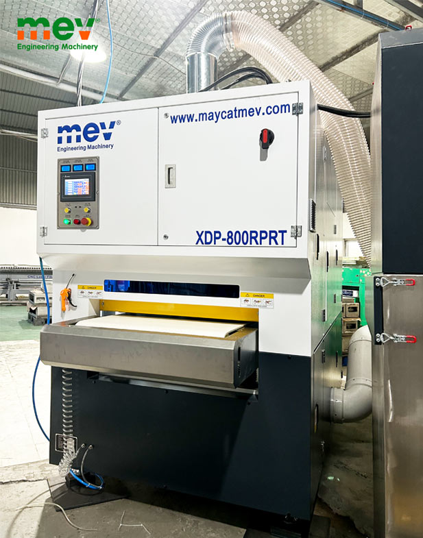 MEV bàn giao máy mài bavia kim loại 4 trạm tại Hà Nội