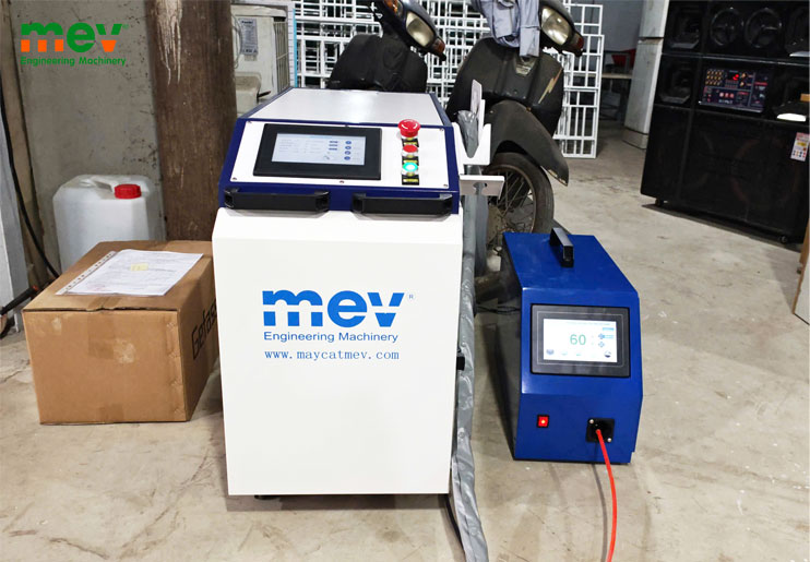 MEV bàn giao máy hàn laser 1500W tại Hà Nội