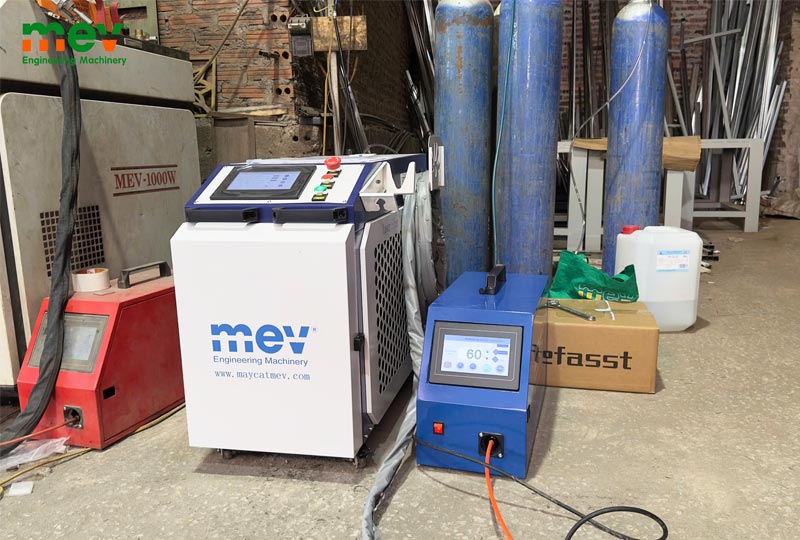 MEV bàn giao máy hàn laser tại Bắc Giang - Máy hàn laser thứ 6 cho cùng 1 khách hàng
