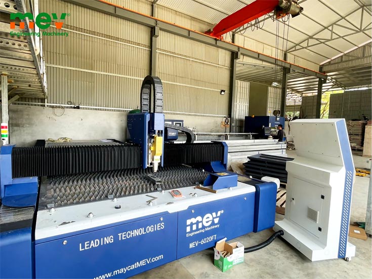 Bàn giao máy laser 12kw tại Thái Nguyên 6020FT - Máy móc thứ 9 của MEV