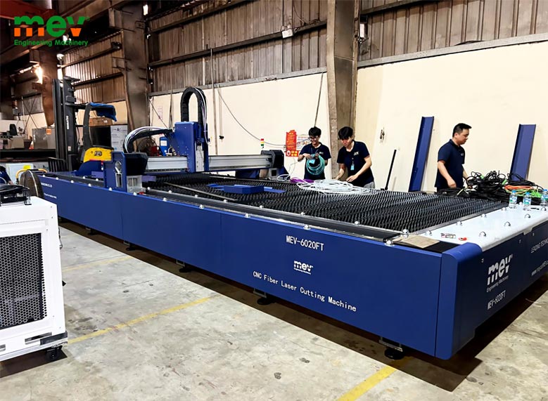 MEV bàn giao máy cắt laser thứ 3 tại Bắc Ninh - 6020FT