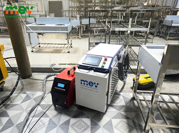 MEV Bàn giao máy hàn 5 chức năng tại Thái Nguyên